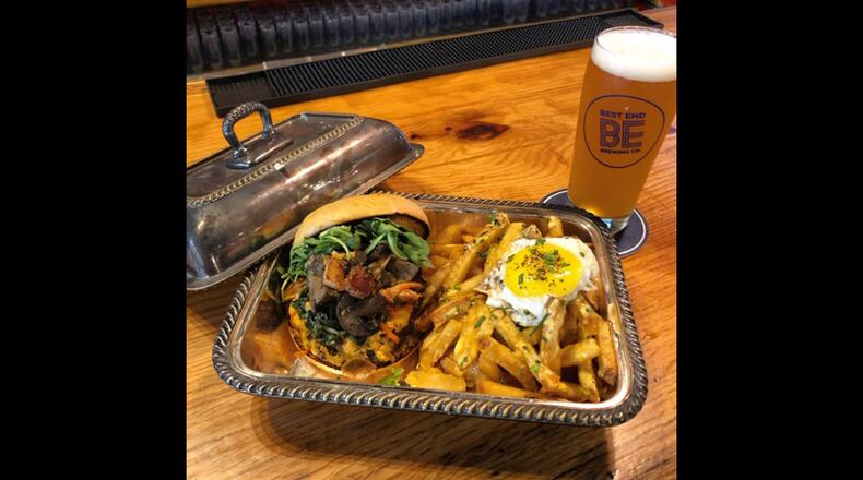 Food and beer from Best End Brewing.