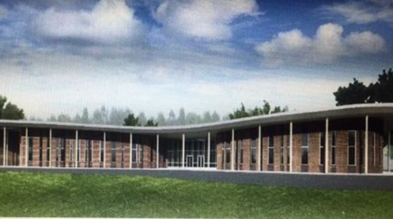 This rendering shows the planned East Clayton Elementary School. COURTESY OF CLAYTON COUNTY PUBLIC SCHOOLS.