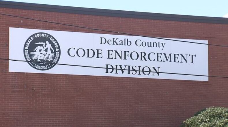 DeKalb County’s code enforcement division building