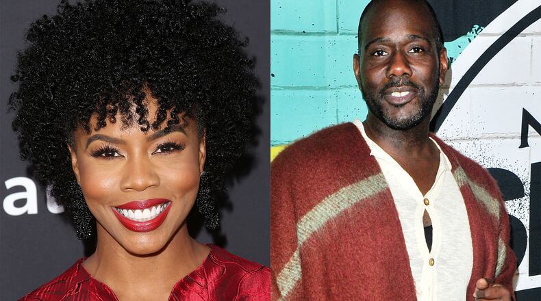 Brandee Evans and Nicco Annan are leads in the upcoming Starz drama "P Valley," set in Mississippi, shot in Atlanta.