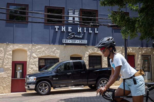The Hill Social restaurant is one of only a few restaurants within walking distance to Atlanta University Center students.  (Arvin Temkar / arvin.temkar@ajc.com)