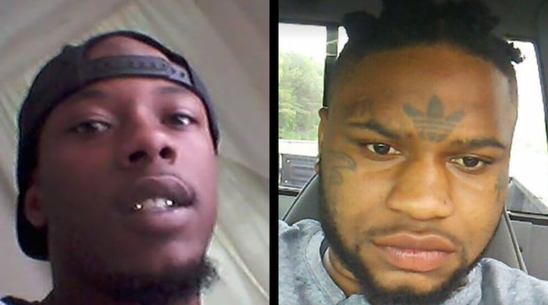 Jeremy Sims, 25, and Eranus Alexander Jr., 24, are accused of murder, false imprisonment, criminal attempt to commit armed robbery and kidnapping. Sims is still at-large.