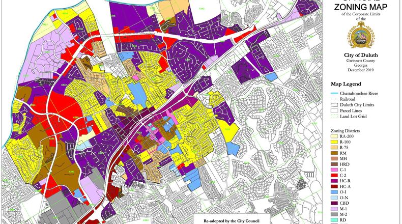 The Duluth City Council recently approved the city’s Planning Commission recommendation to readopt the official zoning map. (Courtesy City of Duluth)