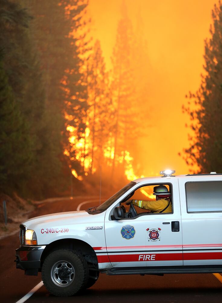 IMAGES: Dramatic 24 hours on Rim Fire line