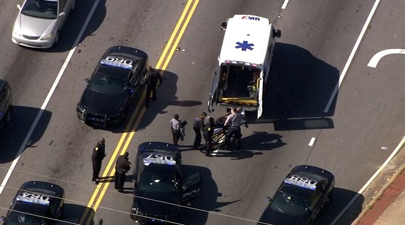 A South Fulton police officer was injured after a crash, officials said.