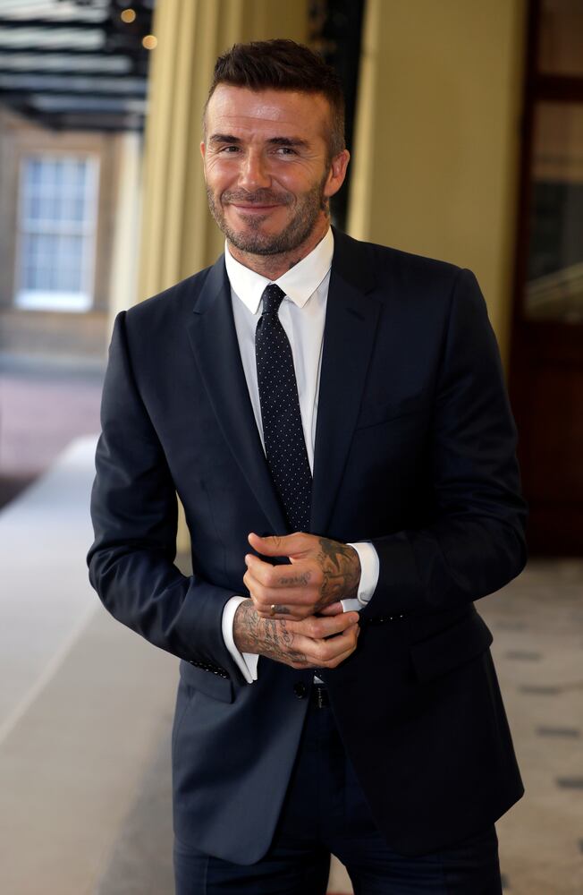Photos: Meghan Markle, Prince Harry, David Beckham attend Queen’s  Young Leaders ceremony