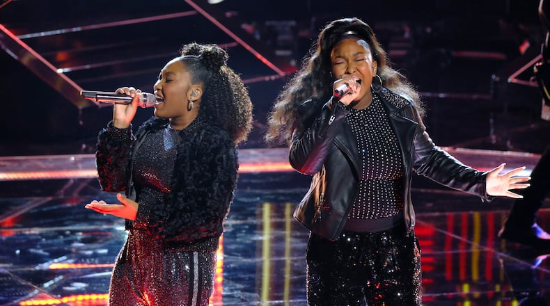 THE VOICE -- "Live Top 13 Performances" Episode 1716A -- Pictured: Hello Sunday -- (Photo by: Trae Patton/NBC)