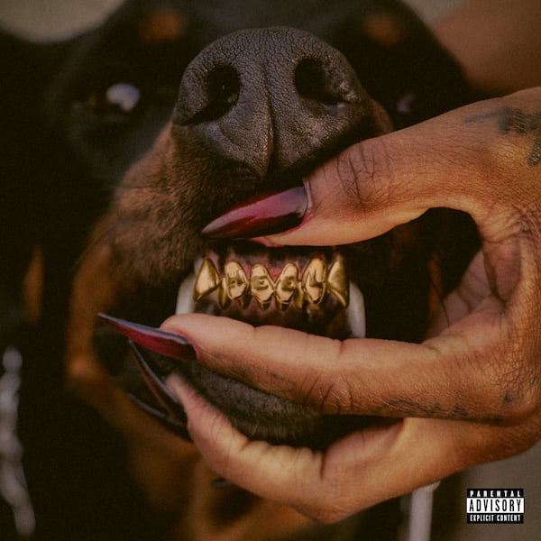 This cover image released by EZMNY/Motown Records shows "Mutt" by Leon Thomas. (EZMNY/Motown Records via AP)
