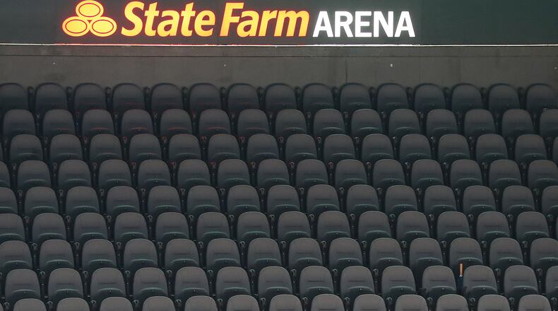 The Atlanta Hawks and New York Knicks game in Atlanta concluded Wednesday, March 11, 2020, with the NBA announcing it was suspending games.