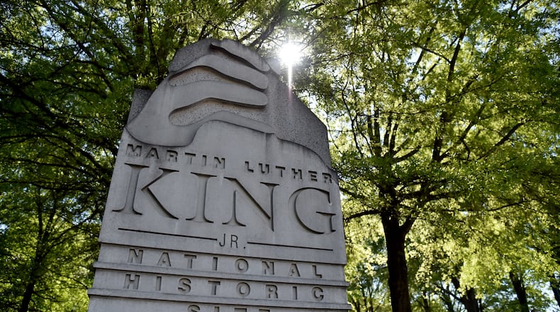 The Martin Luther King Jr. National Historic Site would like to expand their boundary to include the former headquarters of the Southern Christian Leadership Conference on Auburn Ave. BRANT SANDERLIN/BSANDERLIN@AJC.COM