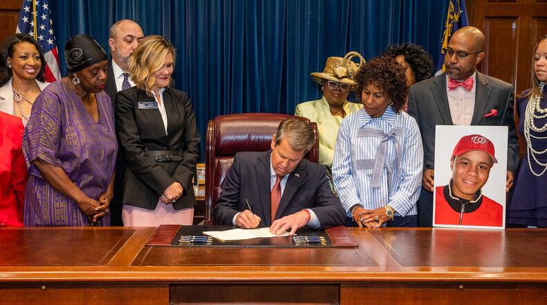Gov. Brian Kemp signed legislation that would strengthen penalties for hit-and-run drivers who cause serious bodily injury to victims.
