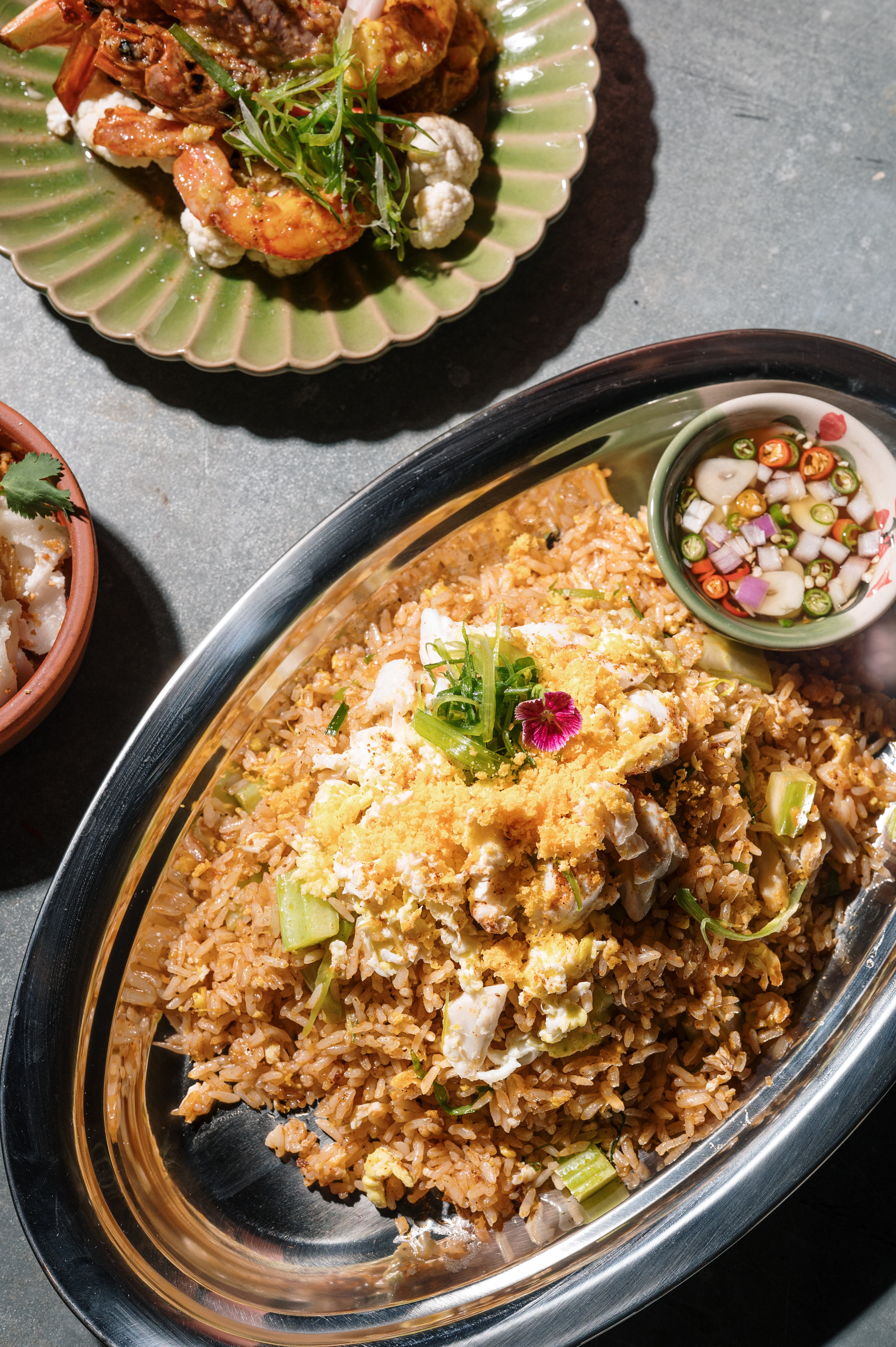 She-crab fried rice at Tipsy Thaiger in Roswell. (Courtesy of Angie Webb/Tipsy Thaiger)