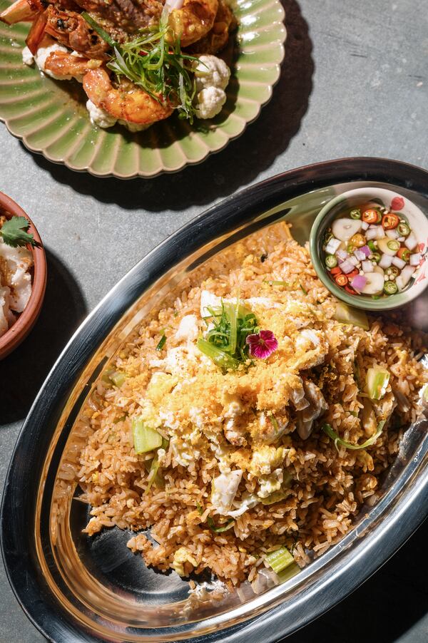 She-crab fried rice at Tipsy Thaiger in Roswell. (Courtesy of Angie Webb/Tipsy Thaiger)