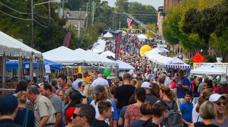 Crabapple Road will transform into a bustling market showcasing more than 100 local antique and art vendors for Milton’s Crabapple Fest 10 a.m. to 5 p.m. Saturday, Oct. 1. COURTESY CITY OF MILTON