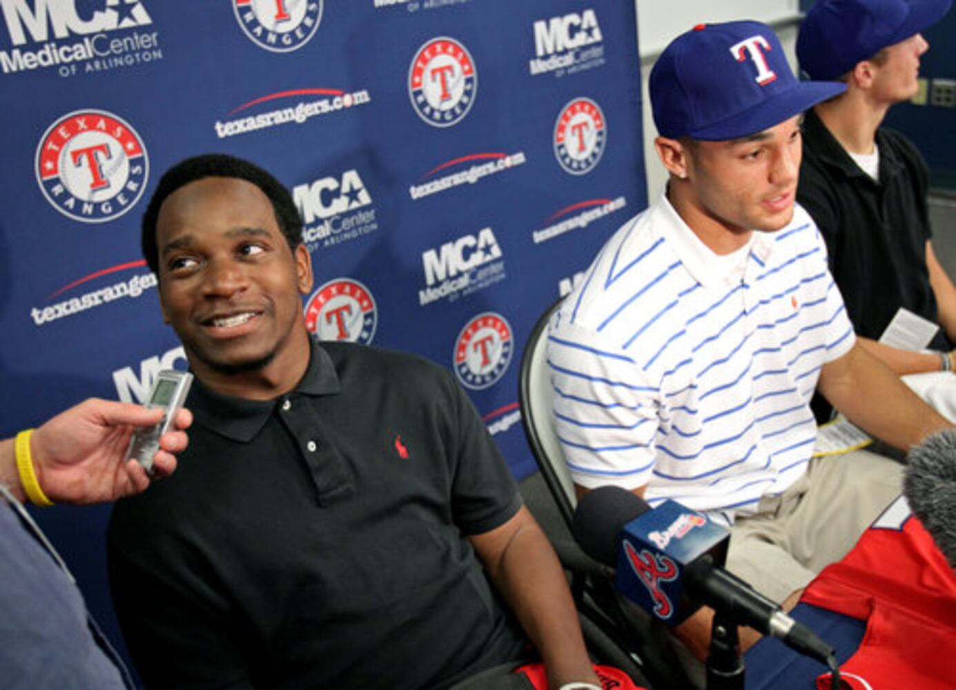 Johnathan Taylor meets the Rangers