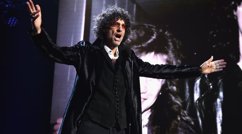 CLEVELAND, OH - APRIL 14:  Howard Stern speaks during the 33rd Annual Rock & Roll Hall of Fame Induction Ceremony at Public Auditorium on April 14, 2018 in Cleveland, Ohio.  (Photo by Theo Wargo/Getty Images For The Rock and Roll Hall of Fame)