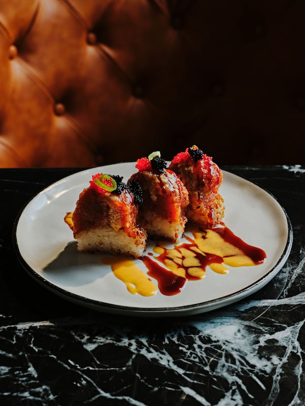 Crispy rice tuna is on the menu at Blackjack Bar Tapas. (Courtesy of Andrew Thomas Lee/Blackjack Bar Tapas)
