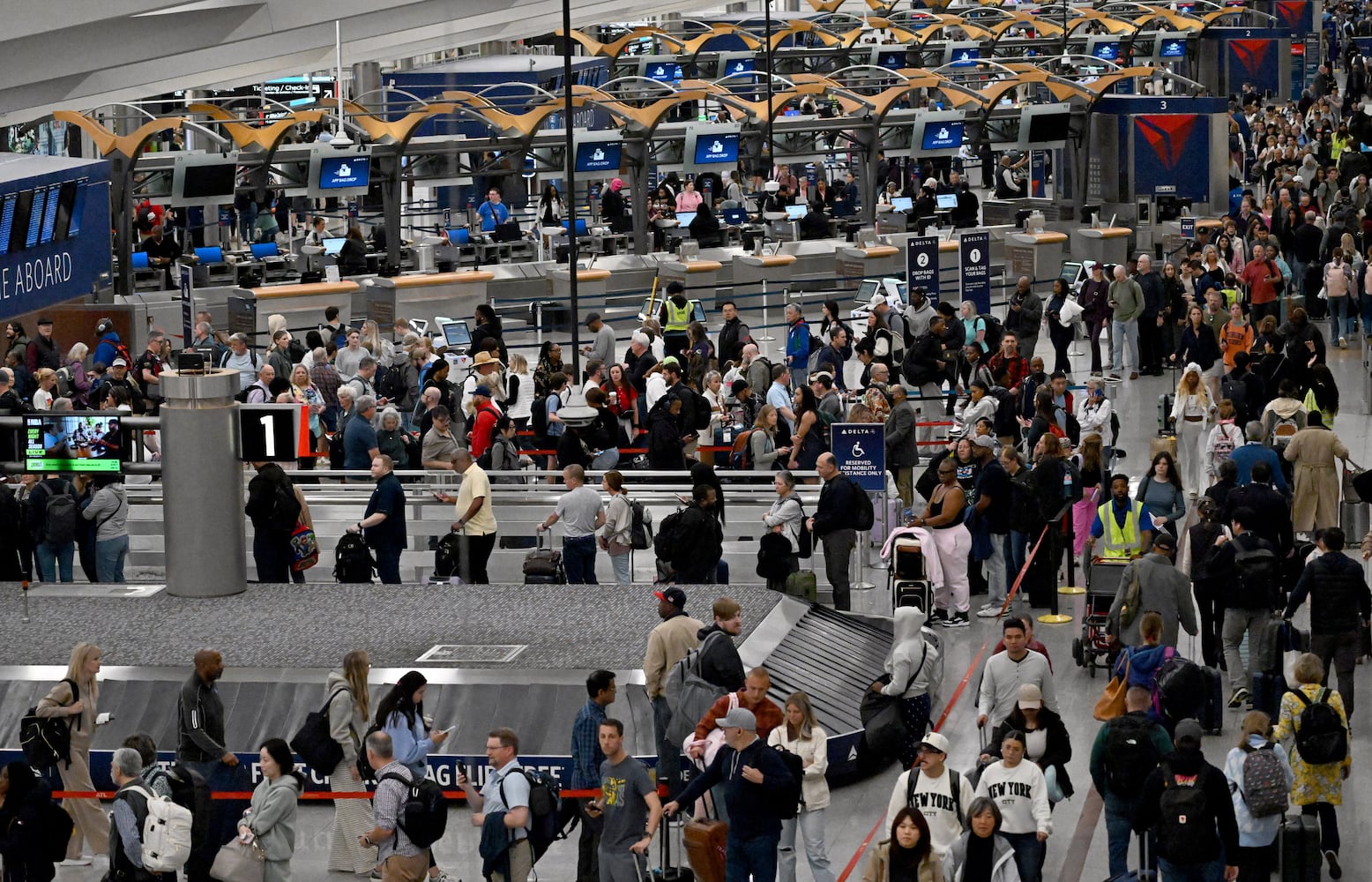 Saturday and weekend airport wait times