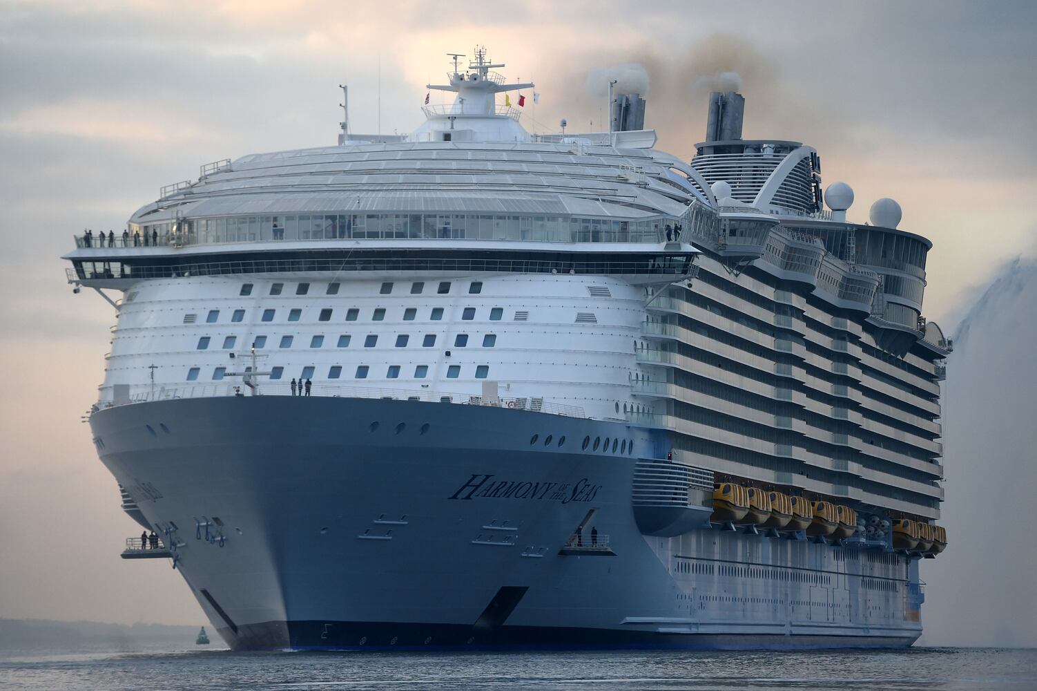 Glimpses of largest cruise ship ever built