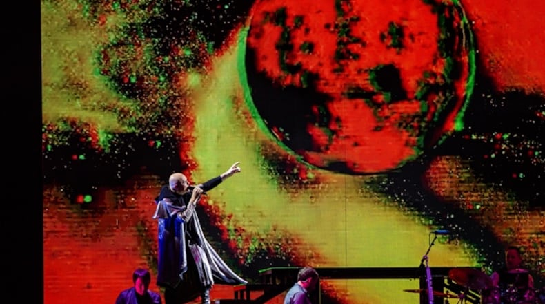 A mostly original lineup of the Smashing Pumpkins came to Infinite Energy Arena on July 22, 2018. Photo: Ryan Fleisher/Special to the AJC