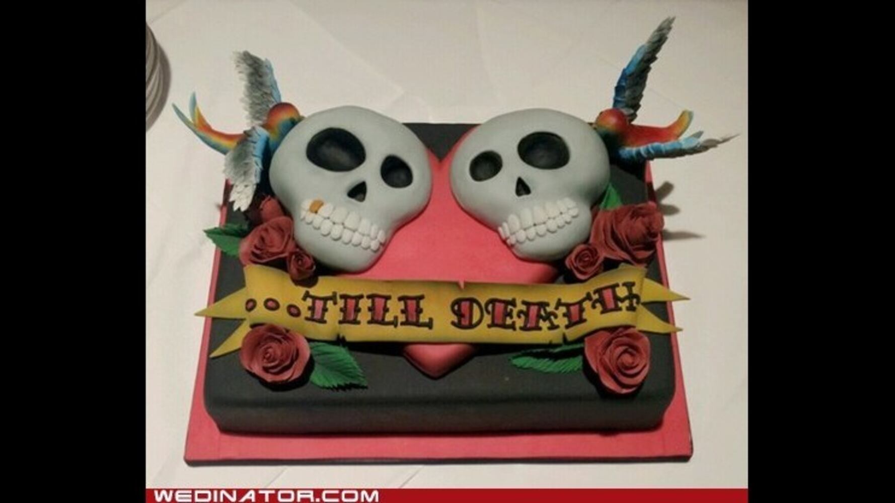 Funny, odd wedding cakes