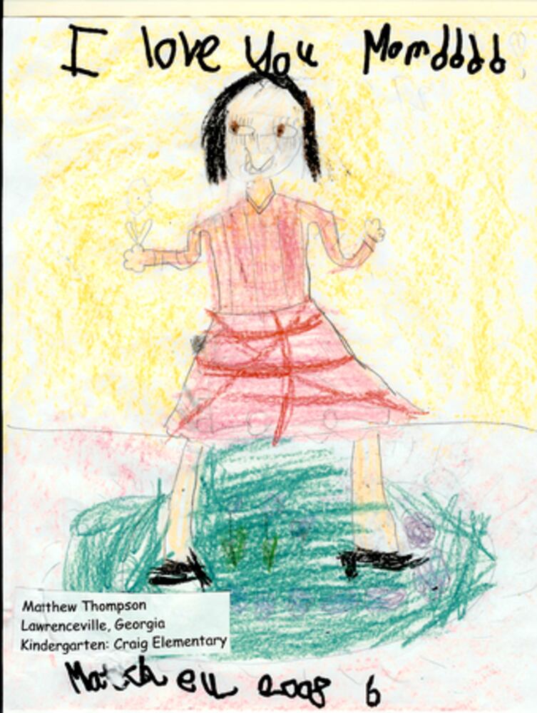 Gwinnett kids draw mom 3