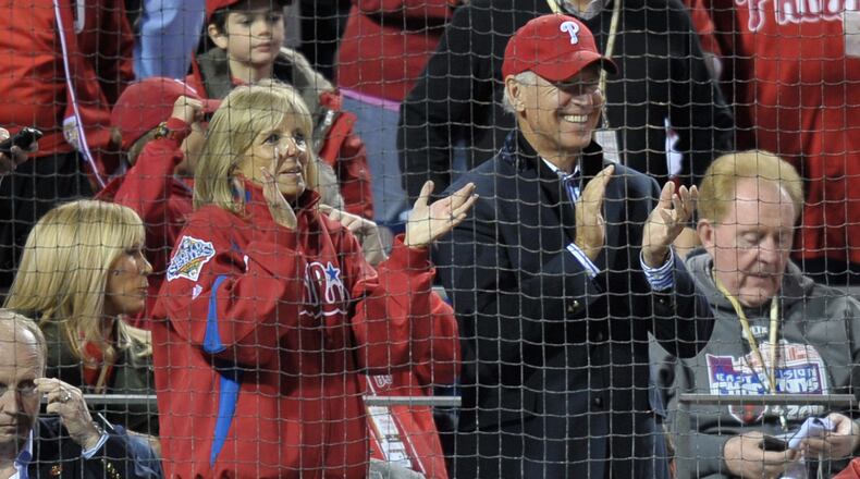 President Joe Biden got a positive review in the latest Atlanta Journal-Constitution poll of registered voters in Georgia. But Major League Baseball got a thumbs down for moving this year's All-Star game out of metro Atlanta to protest the state's new voting law.  (Drew Hallowell/Getty Images/TNS)