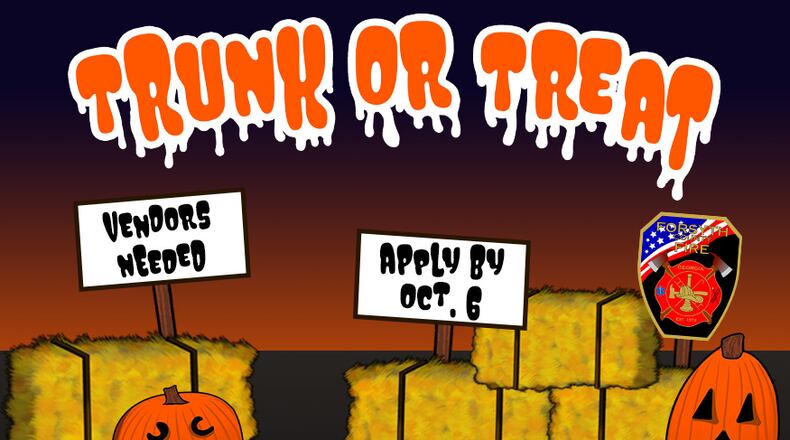 Safety will be the focus of the Forsyth Trunk or Treat safety event by the county's fire department 6-9 p.m. Oct. 21 in the Cumming Fairgrounds parking lot, 235 Castleberry Road, Cumming. (Courtesy of Forsyth County)