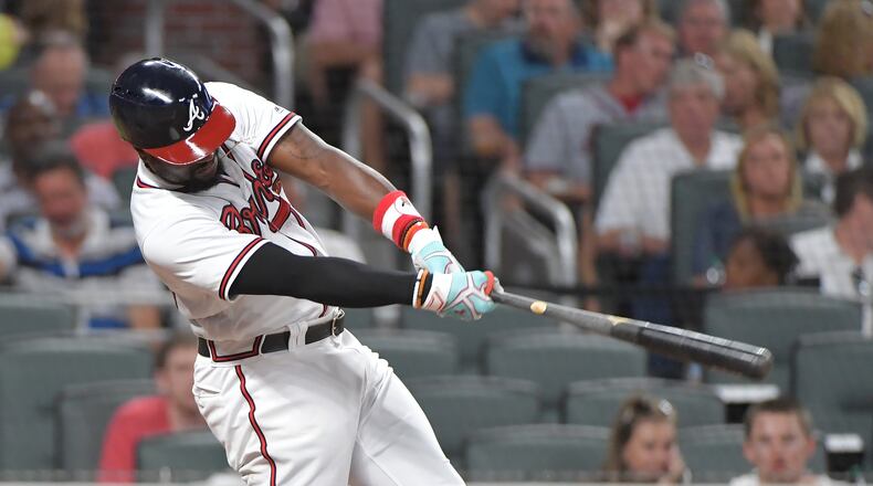Brandon Phillips was out of the lineup Thursday after straining his groin in Wednesday’s game. HYOSUB SHIN / AJC file photo)
