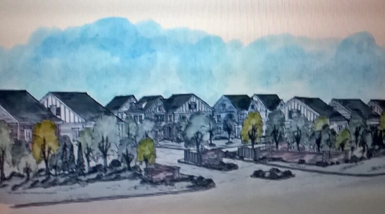 By annexation, Powder Springs is gaining 18 acres for two new residential developments of around 180 residences. (Courtesy of Traton Homes/Powder Springs)