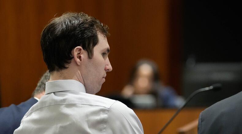 Tyler Robinson, accused in the fatal shooting of Charlie Kirk, appears during a hearing in 4th District Court in Provo, Utah, on Friday, June 12, 2026. (Francisco Kjolseth /The Salt Lake Tribune via AP, Pool)