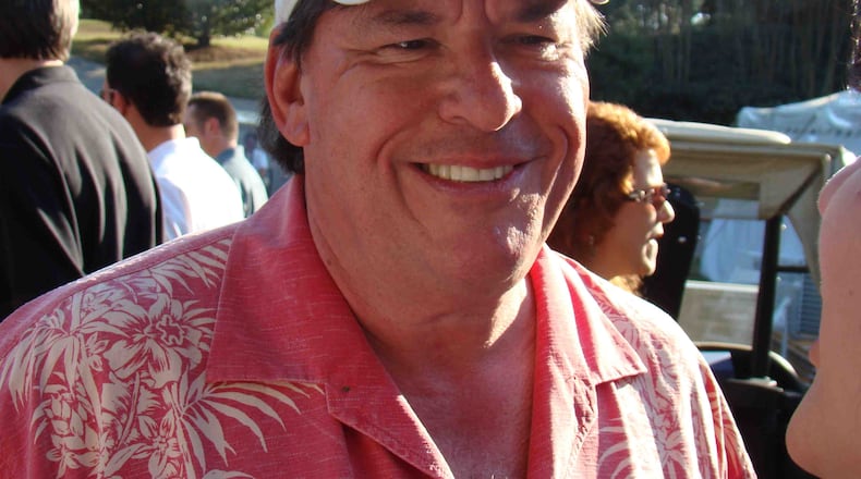 Rhubarb Jones at his annual celebrity charity golf tournament in 2008. CREDIT: Rodney Ho/ rho@ajc.com