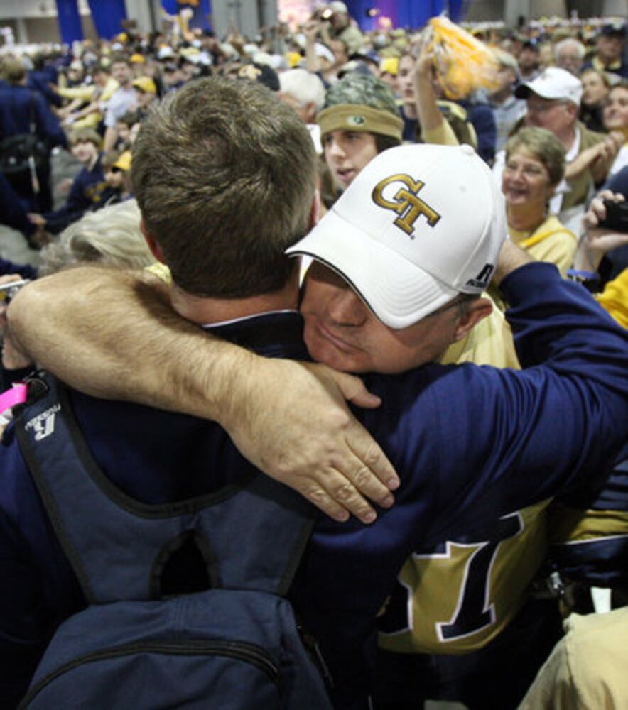Georgia Tech fans revel at Chick-fil-A Bowl