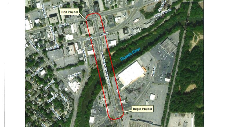 A public outreach open house on replacing the Ga. 1/Ga. 20/U.S. 27 bridge over the Etowah River in Rome is set for Jan. 16 in the Floyd County city. GEORGIA DEPARTMENT OF TRANSPORTATION