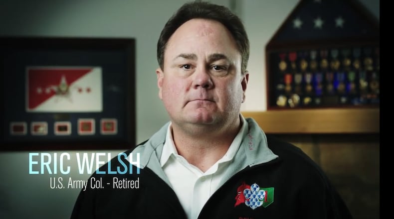 Eric Welsh is a Republican running for the U.S. House in north Atlanta's suburbs.