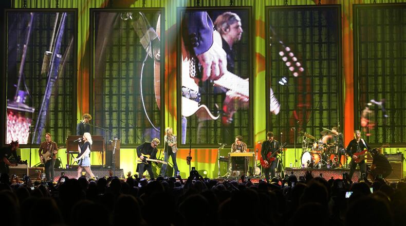 Miranda Lambert and her ace band zipped through a John Prine song to open her Saturday show at Infinite Energy Arena. Photo: Robb Cohen Photography & Video /RobbsPhotos.com