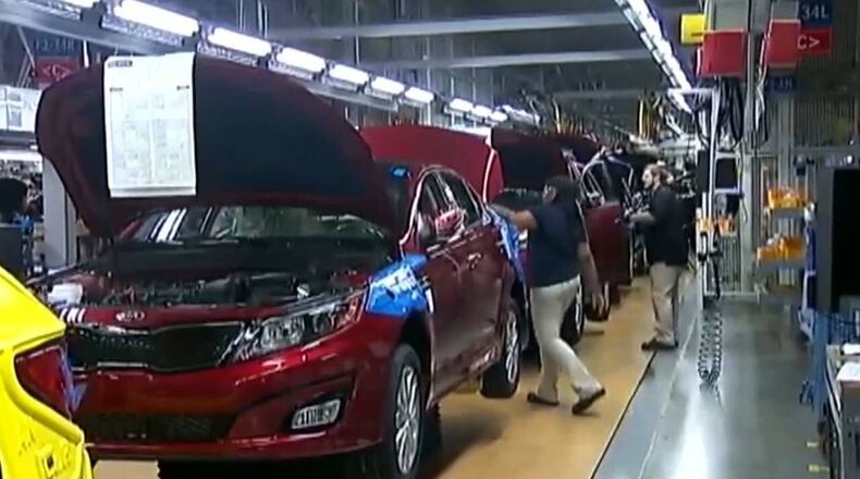 Hit by the global shortage in semiconductor chips, the huge KIA plant in West Pont plans to shut down for two days late this week.