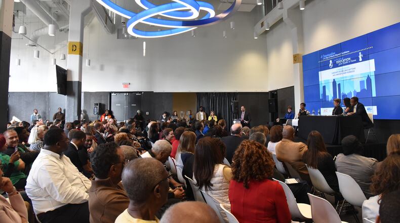 The Georgia Early Education Alliance for Ready Students was among the hosts of a December election forum about education issues featuring Atlanta mayoral candidates Mary Norwood and Keisha Lance Bottoms. HYOSUB SHIN / HSHIN@AJC.COM
