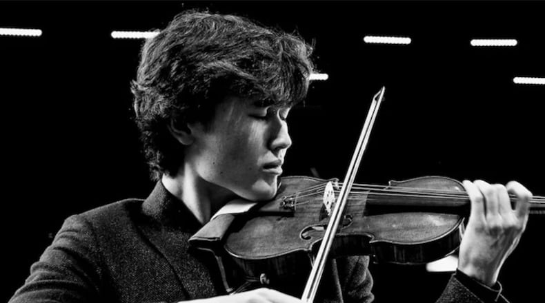 Swedish violinist Daniel Lozakovich will perform Tchaikovsky’s Violin Concerto with the Atlanta Symphony Orchestra on Thursday, May 28, through Saturday, May 30. (Courtesy of Atlanta Symphony Orchestra)