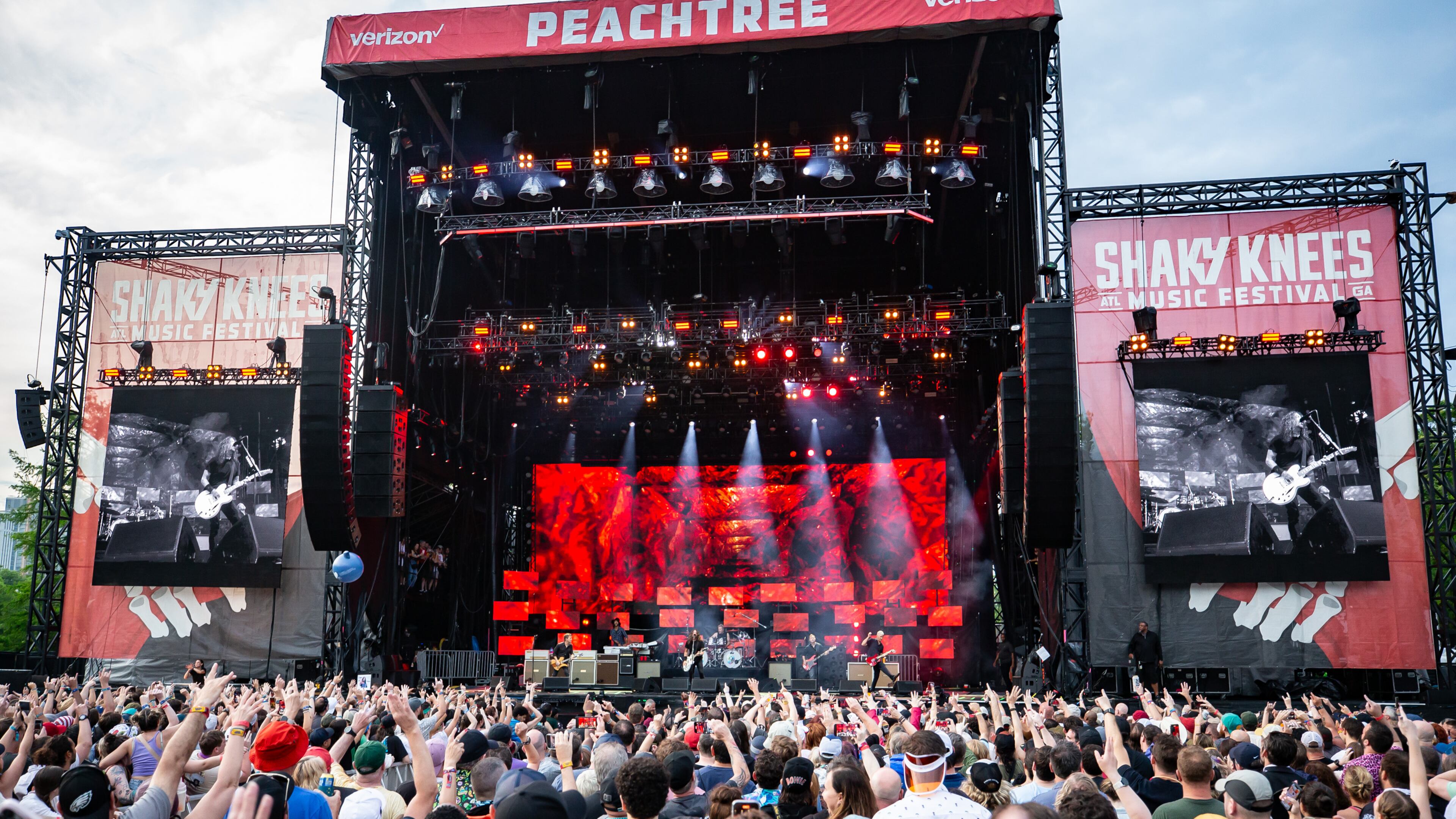 Fans gather as Foo Fighters close out Shaky Knees 2024 at Central Park, Old Fourth Ward.