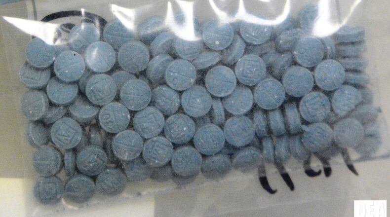 Fentanyl tablets. (PHOTO courtesy of DEA)