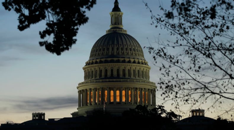 The Capitol dome in Washington.
