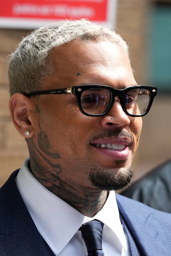 US R&B singer Chris Brown leaves Southwark Crown Court after attending a plea hearing in London, Friday, June 20, 2025.(AP Photo/Frank Augstein)