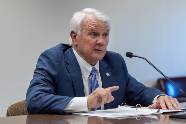 House Speaker Jon Burns is ratcheting up his support for legislation that would make antisemitism a hate crime after deep divides over the measure doomed it last year. (Arvin Temkar/arvin.temkar@ajc.com)