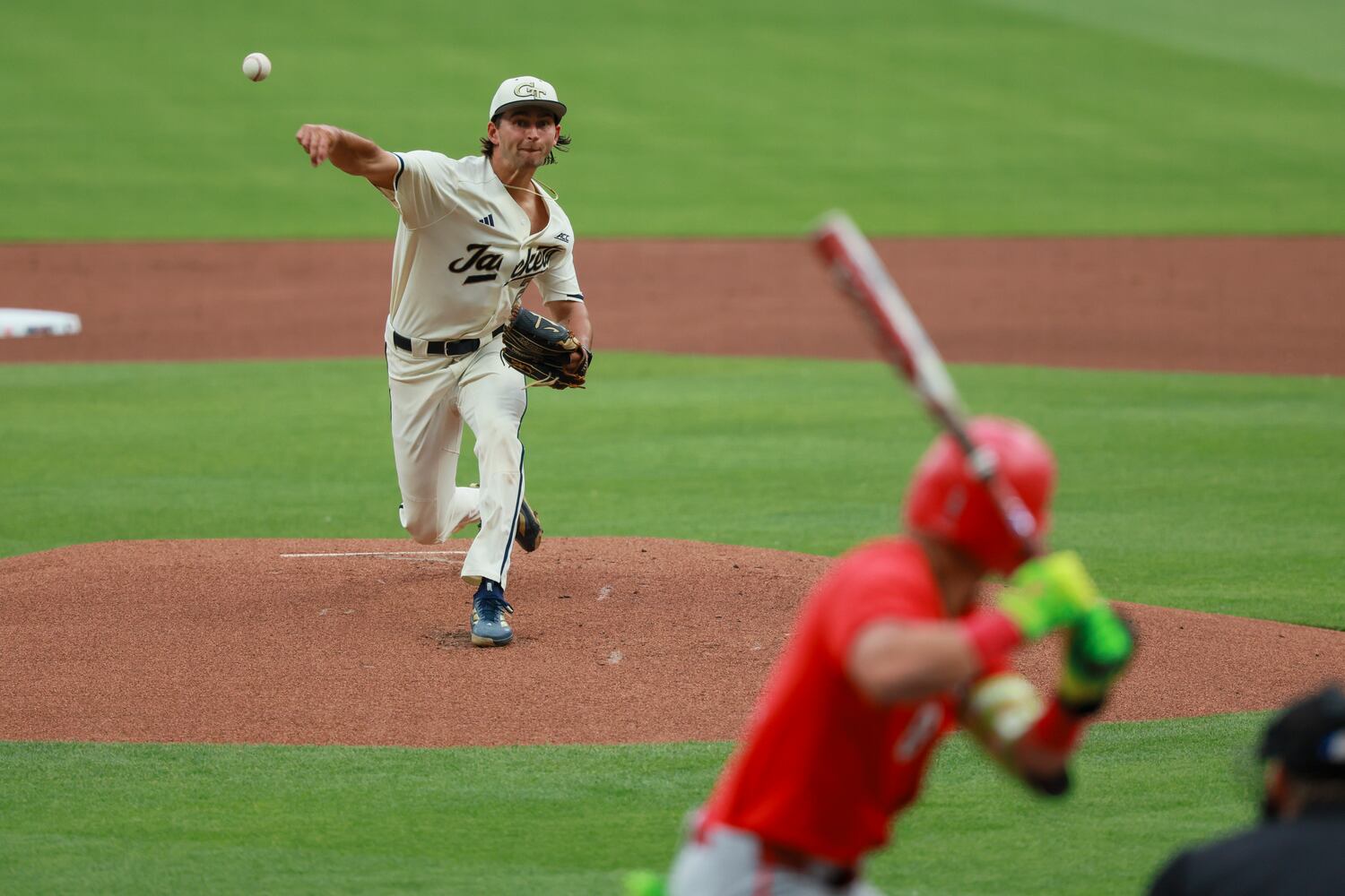 University of Georgia vs Georgia Tech in an NCAA baseball game at Truist Park