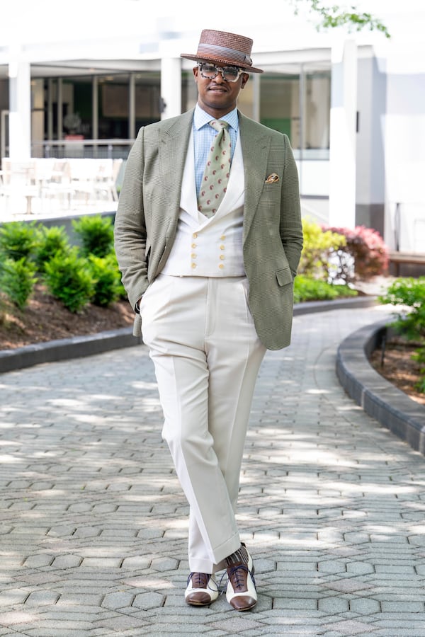 Style advisor, Michael Andrew, poses for a portrait on Friday, May 2, 2025, in Atlanta. (Photo by Paul R. Giunta/Invision/AP)