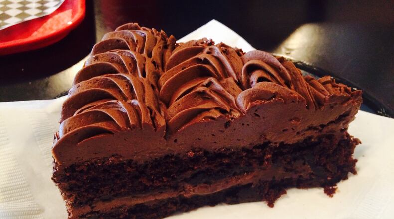 Old Fashioned Chocolate Layer Cake is a crowd favorite at Southern Sweets Bakery. Photo by Ligaya Figueras
