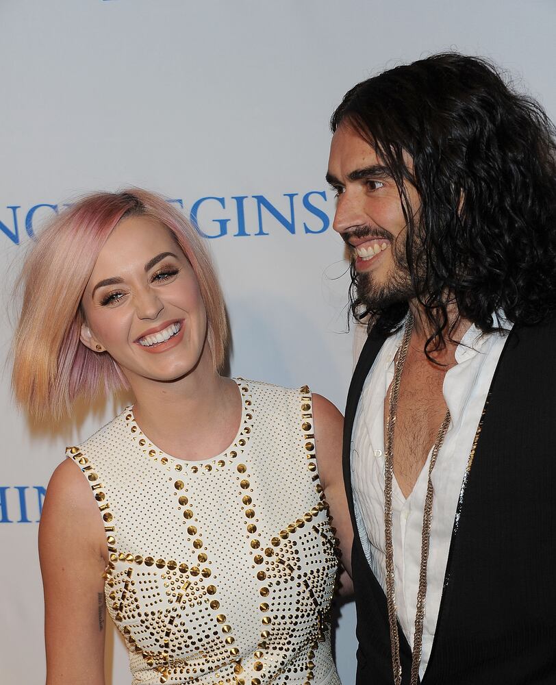 Russell Brand and Katy Perry