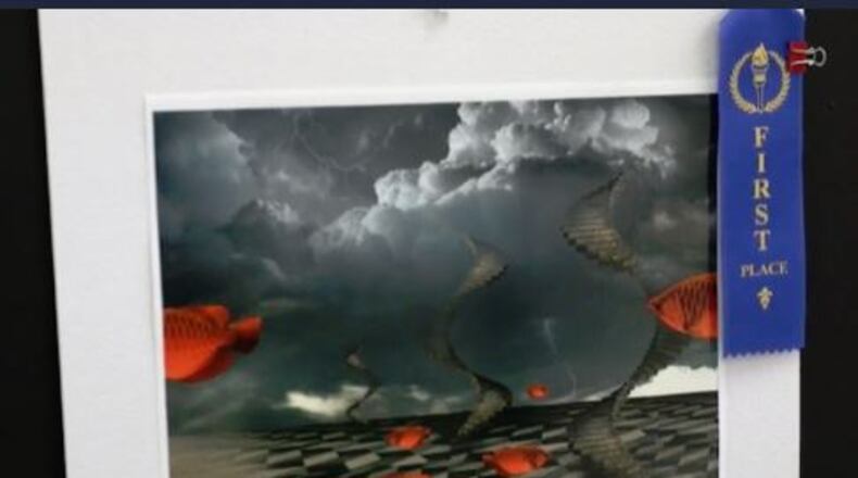 Photographs taken by Gwinnett County Public Schools students are on display at Gwinnett Environmental Heritage Center through the end of February. CONTRIBUTED