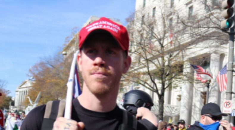 Ronald Vincent Loehrke, 30 of Gainesville, was arrested Friday, Dec. 3, 2021, for charges related to the Jan. 6 U.S. Capitol riot. 
Credit: U.S. Department of Justice